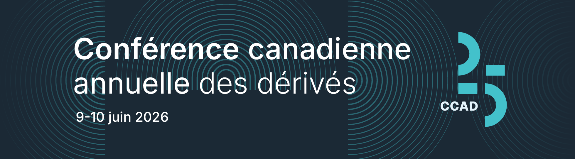 Conférence canadienne annuelle des dérivés - 9-10 juin 2026