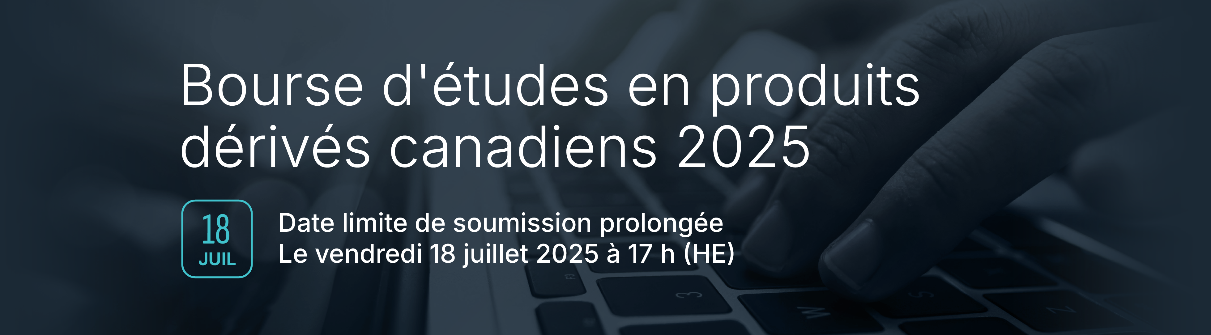 Bourse d'études de recherche en produits dérivés