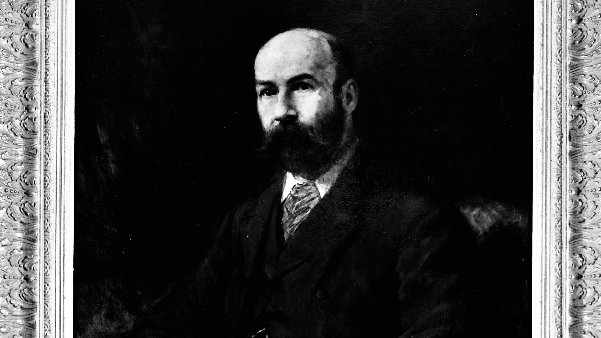 Painting of James Burnett. President, Montreal Stock Exchange, 1883-1894.