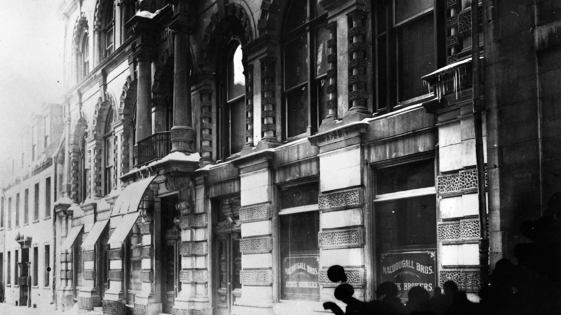 Merchants’ Exchange Building, circa 1880s.