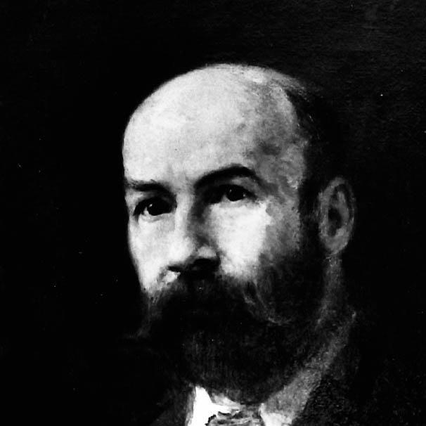 Painting of James Burnett. President, Montreal Stock Exchange, 1883-1894.